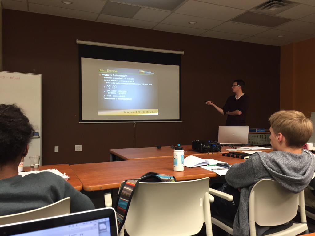 Thanks to <a href="/CICWinnipeg/">Composites Innovation Centre</a> for taking the time out of their weekend to show us some composites analysis techniques!