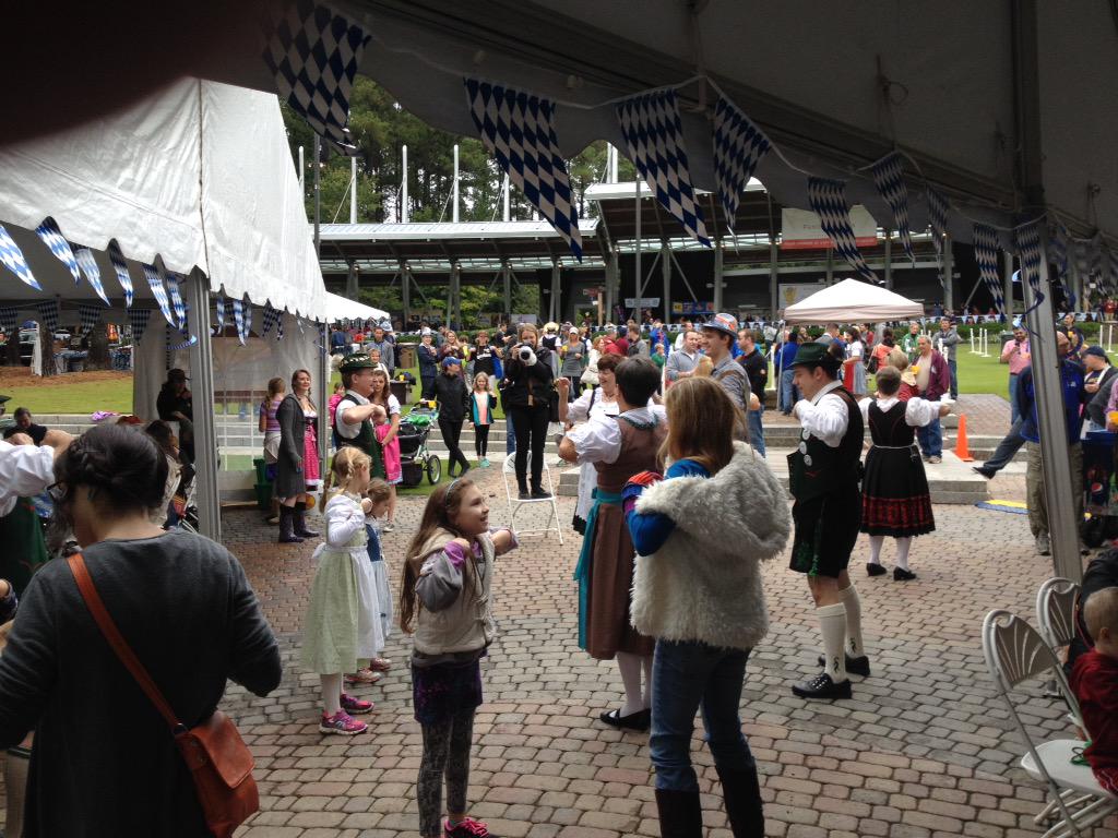 TriOktoberfest's tweet photo. The Chicken Dance at Triangle Oktoberfest. #trifest2015 http://t.co/9Uem5ZFw8f