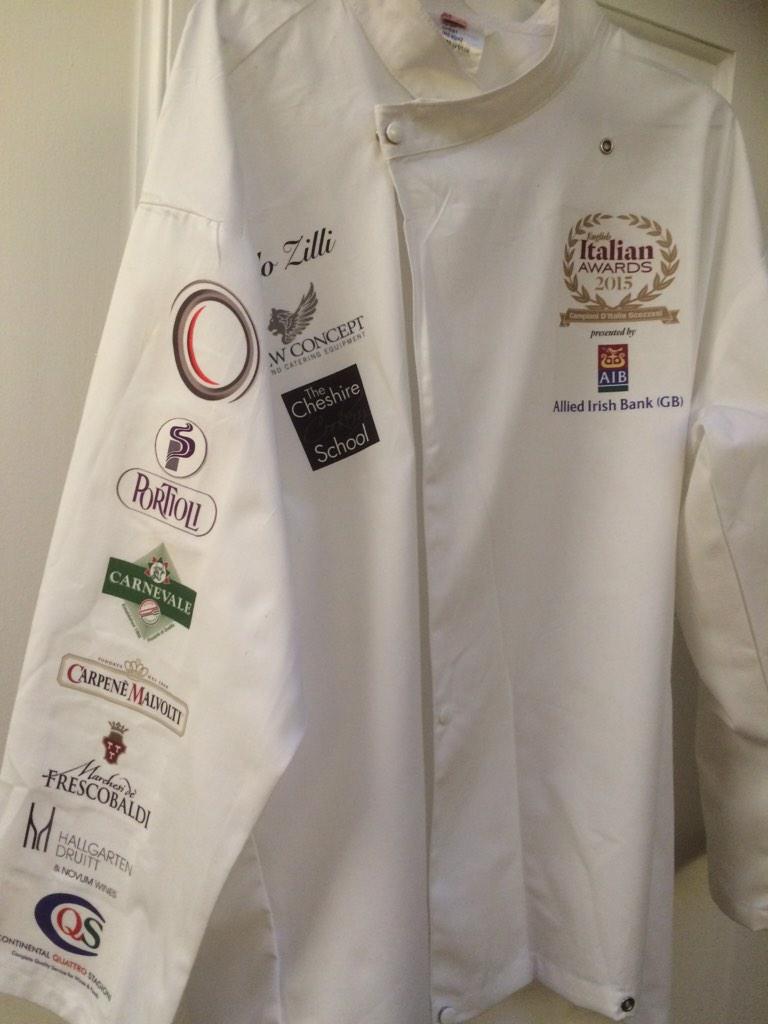 Aldo's signed jacket up from grabs Tomo night <a href="/MikoCoffee_UK/">Miko Coffee UK</a> @HDNwines <a href="/AldoZilli/">ALDO ZILLI</a> <a href="/delitaliauk/">delitalia</a> #italianawards