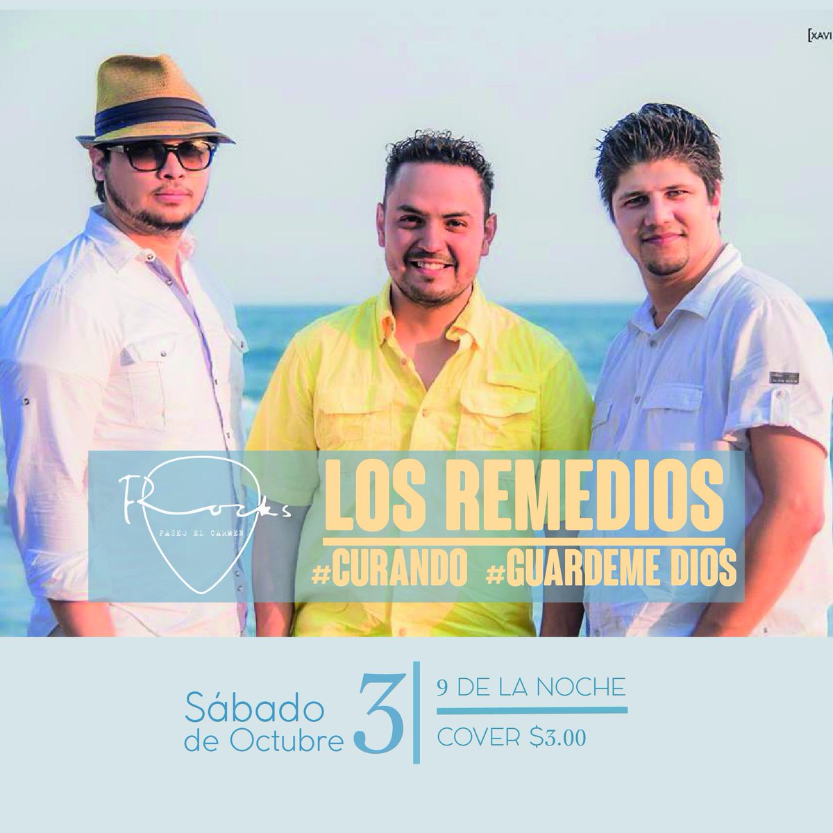 Rocksbarsv_'s tweet photo. Hoy te esperamos para que la pases de lo mejor junto con @remediosmusic #SomosMusica #PaseoElCarmen http://t.co/lhTQOZ7dep