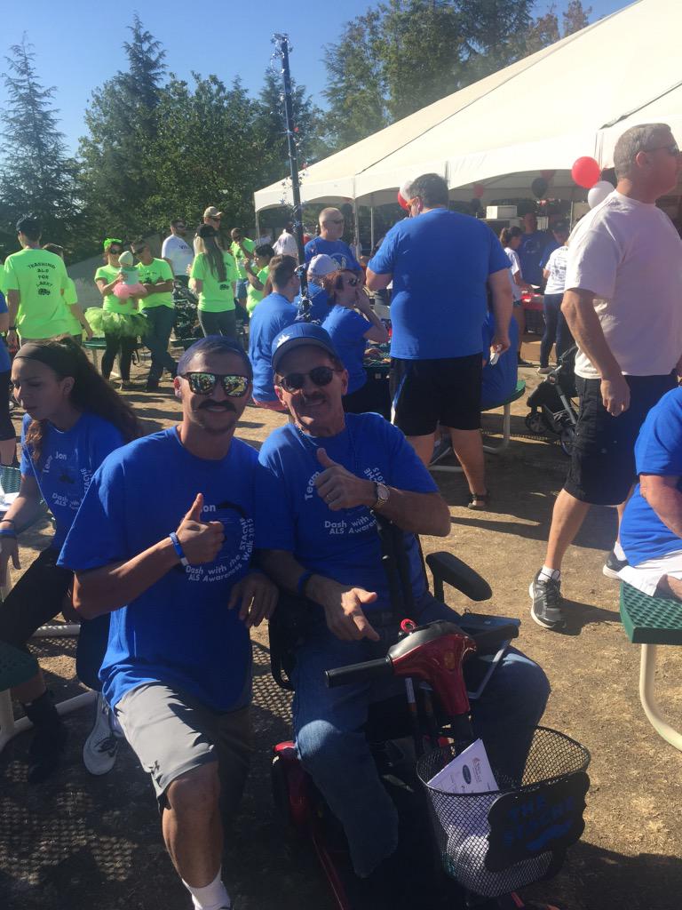 braaap111's tweet photo. ALS walk for my uncle. #forthestache http://t.co/P7PDQblBoO