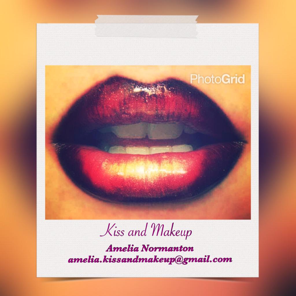 AmeliaNormanton's tweet photo. I would like to introduce my new business 'Kiss and Makeup' I am so excited for this new adventure! #kiss #makeup http://t.co/4Awv3AlTMK