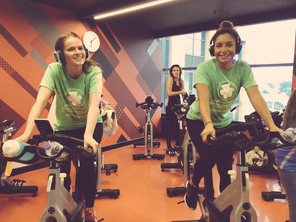 Well done to <a href="/marleyvida/">MARLEY HAGUE</a> and <a href="/leannekilheeney/">Leanne Kilheeney</a> on completing the 3hr silent disco spin challenge for @RMCHcharity