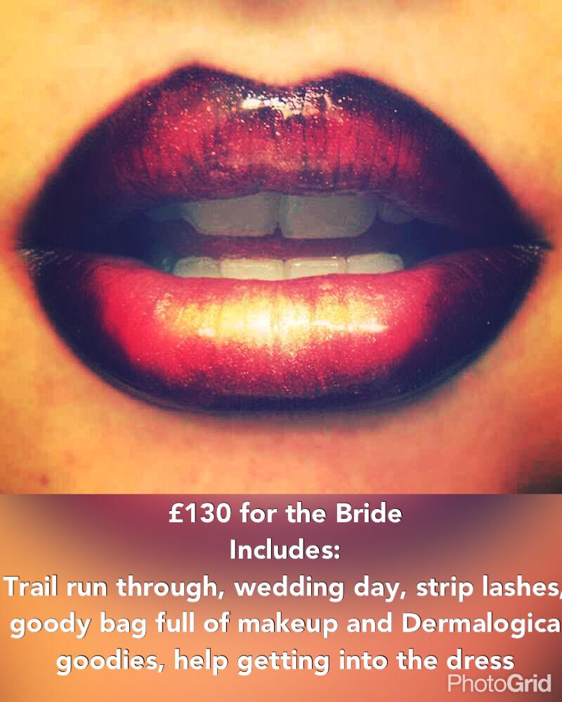 AmeliaNormanton's tweet photo. RT I would like to offer 10 brides half price on The Bride Makeup worth £130 for £65! #firstcomefirstserve #Launch http://t.co/qqZBf2TKV1