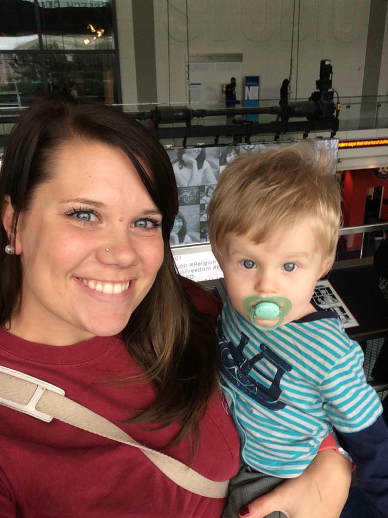 Education day at <a href="/Newseum/">Newseum</a>! Hanging with the coolest nephew around. #NewseumED