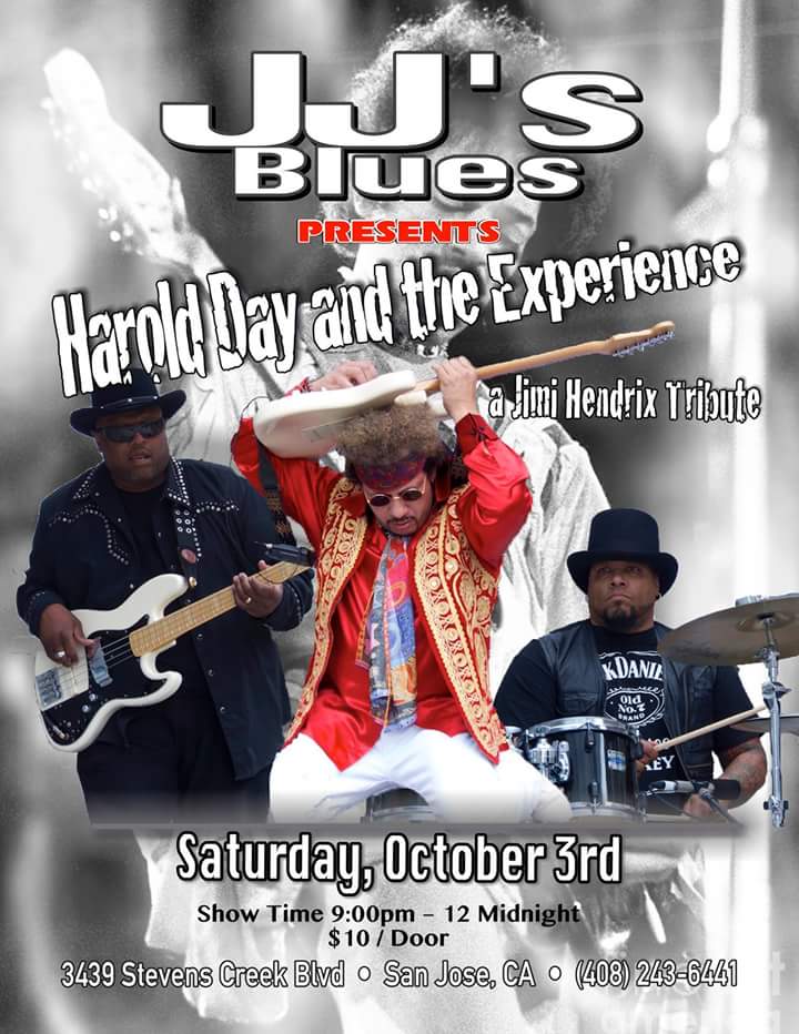 kiddfunk's tweet photo. SAN JOSE Where you at?

Come out for a fantastic show tonight at JJ'S Blues Lounge.  Come and EXPERIENCE! http://t.co/boSPYGLXa9