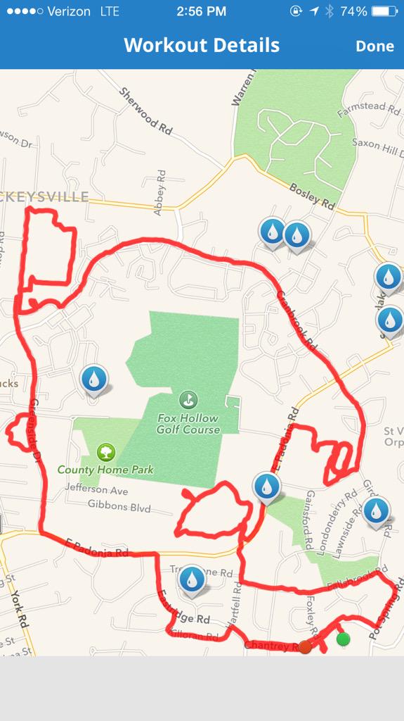 Kaylee_Hillard's tweet photo. Thanks, #Joaquin for letting me get my long run in this weekend #11miles #BaltimoreRunningFestival http://t.co/r75F6Kbo0W