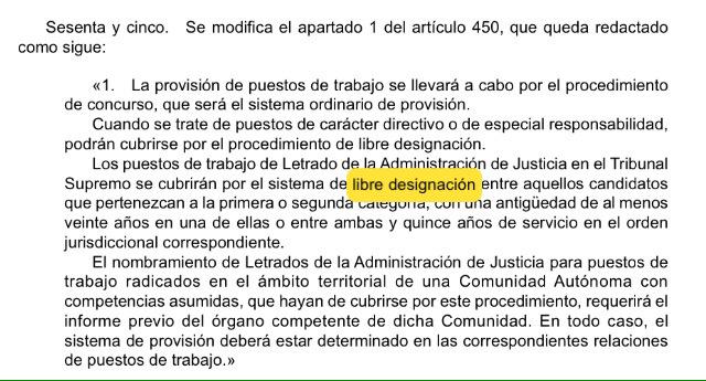 sisej's tweet image. Ahora es oficial. Todos los Secretarios Judiciales (Letrados) del Supremo serán designados a dedo. #ObjetivoJusticia