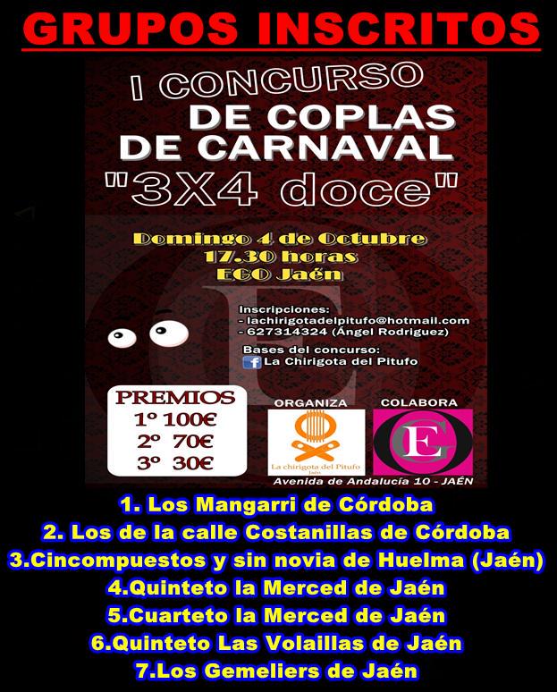 Mañana día 4 de Octubre a las 17:30 actuaremos en Ego Jaén, toda la información en el cartel adjunto.