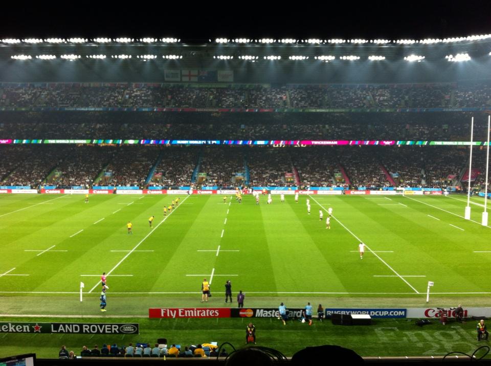 Twickenham on fire....this is what it's all about...