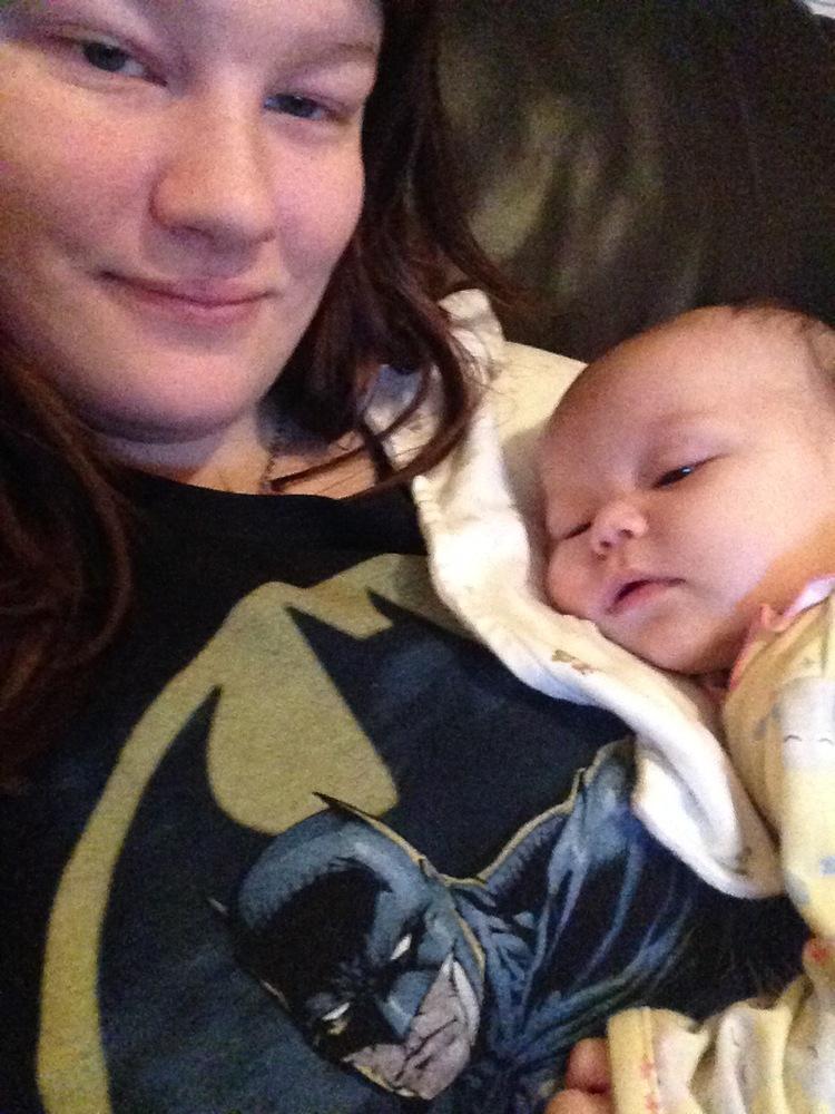 jentyree's tweet photo. My beautiful daughter and I snuggling and patting her back she's clean and happy  #johnsonsbabypartners #sponsored http://t.co/szFG9QlsQf