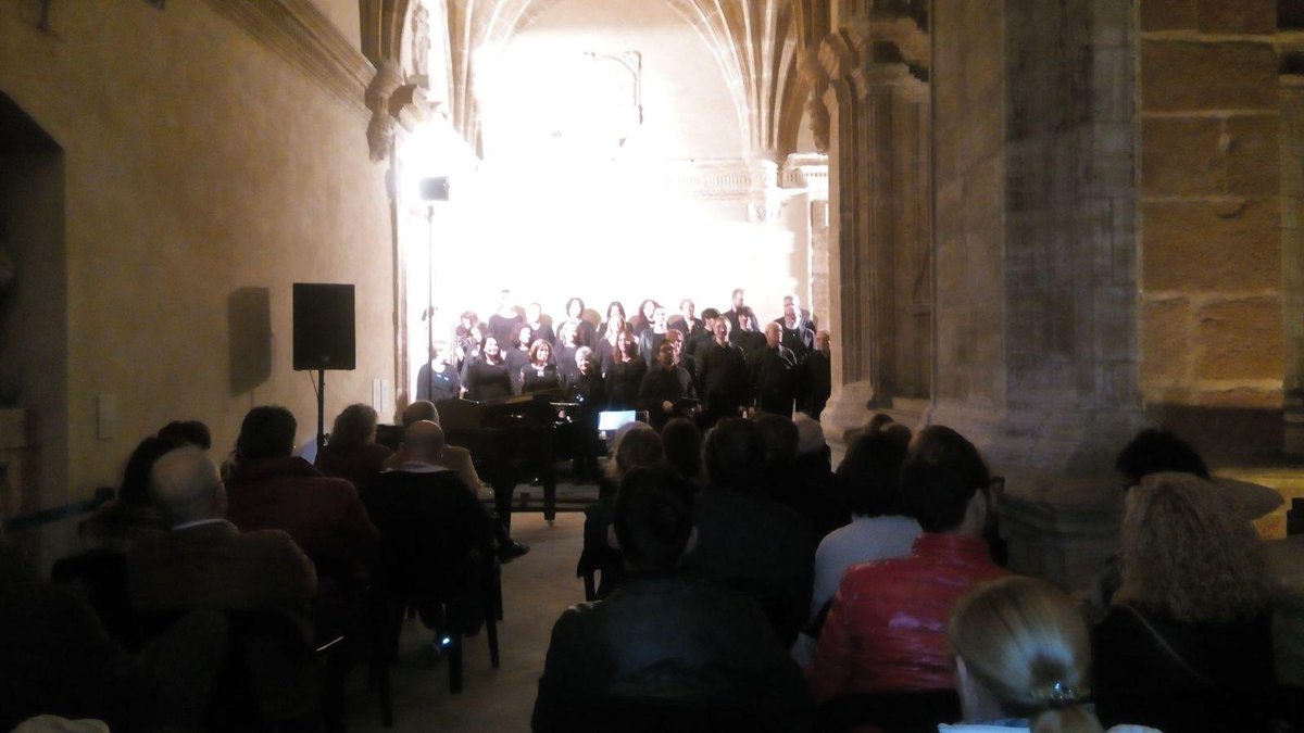 aytoviedo's tweet photo. La @OVDNocheBlanca en el Arqueológico. Coro Capilla Polifónica Ciudad de Oviedo #NBO15 http://t.co/qorL68XZak