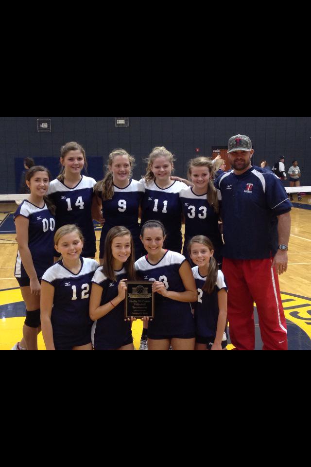 S/O to my MS VB team for winning the Shelby Combo Championship today!Finished season 30-0! #TheU#❤TheseGirls