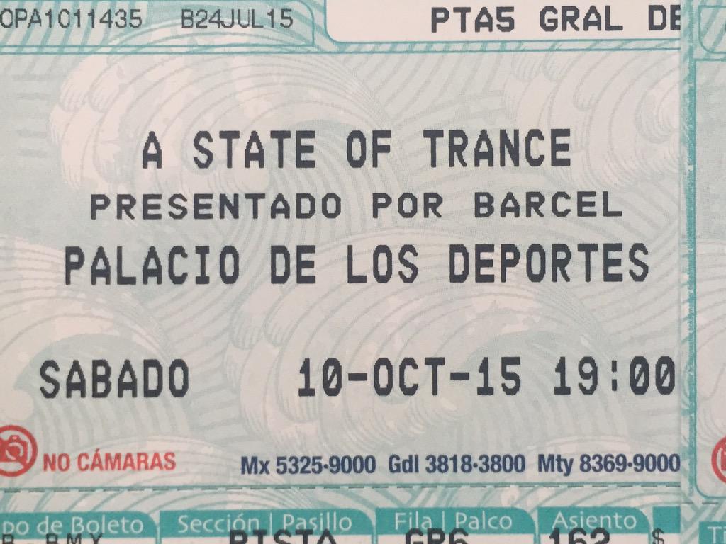 ulibet's tweet photo. 2 Boletos @arminvanbuuren Cd de México. los doy al precio. De abajo (pistaGral) @Prixealo @En_laDelValle @ZomosDF http://t.co/7XAYVAzWzr