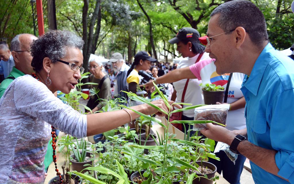 VillegasPoljak's tweet photo. Tremenda feria conuquera hoy en parque Los Caobos. También presente la CCS q siembra y cosecha #OctubreDeRevolucion http://t.co/5NrdfylNY7