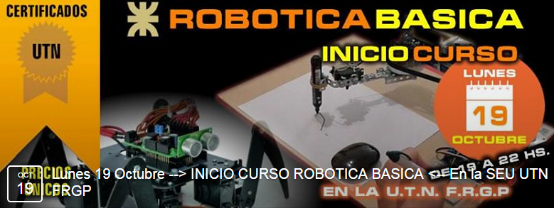 Cegrate's tweet photo. Curso de Robótica básica en la UTN FRGP
 http://t.co/fHOkgsBP7M http://t.co/wtGe34NGoK