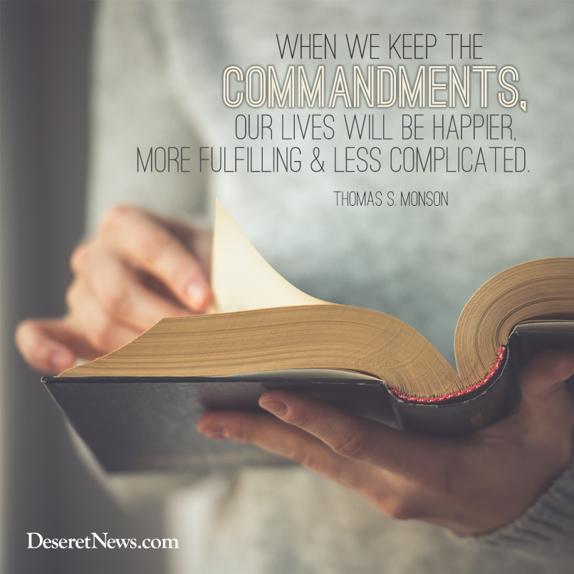 ldsconf's tweet photo. “...when we keep the commandments, our lives will be happier, more fulfilling and less complicated. #ldsconf http://t.co/wqo9E7dALU