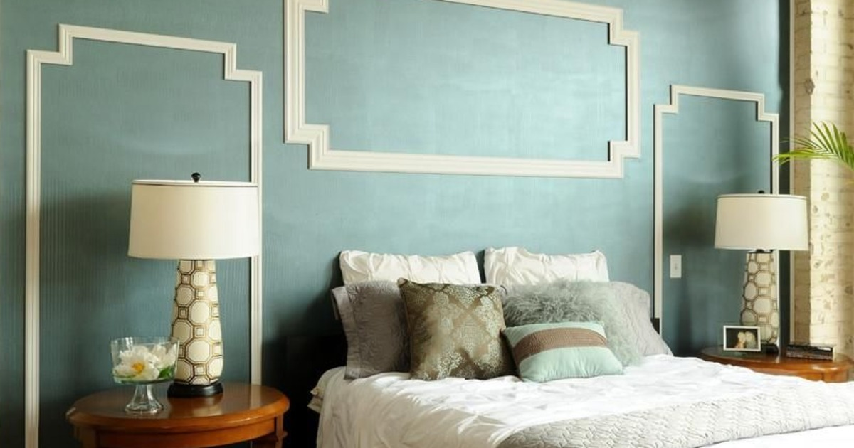 NextStepMD's tweet image. Bold paint color isn't the only way to add detail. 10 ways to accent your bedroom wall: otbd.it/1WfhgW