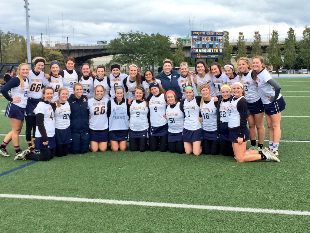 MUWLax's tweet photo. Great home tournament! Went 3-0. Thanks for coming UWM, U of I and Notre Dame! http://t.co/cGuDNf3ciP