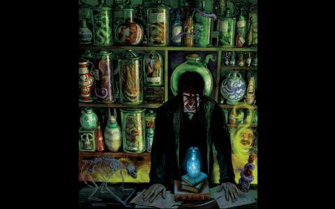 potterish's tweet photo. Nova imagem da edição ilustrada de Pedra Filosofal! Primeira arte do professor Severo Snape! http://t.co/fuwjcaANYM