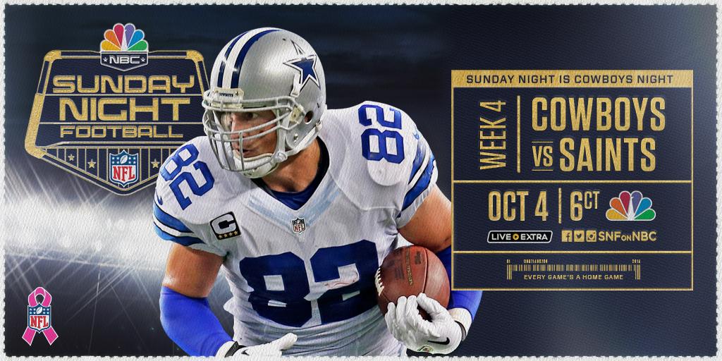SNFonNBC's tweet photo. ReTweet this if you think that Sunday Night will be @dallascowboys night! #DALvsNO http://t.co/HNpP9PgTCp