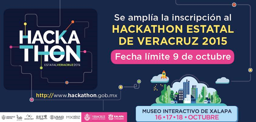Cositmx's tweet photo. Recuera q la fecha límite para inscribirte en @HackathonVer es el 9 de octubre. Inscríbete: http://t.co/SwZfjmpPiF http://t.co/N0MycDbWNi