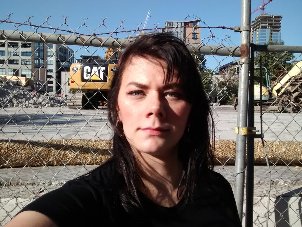 TotallyTrillian's tweet photo. Visited the rubble of my Alma Mater. #gosloths #pnca http://t.co/JbfZmm3R5Z