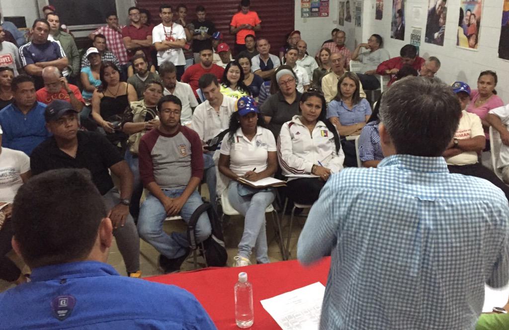 Ahora desde Los Teques con la vanguardia del GPP, en los preparativos para el despliegue victorioso...