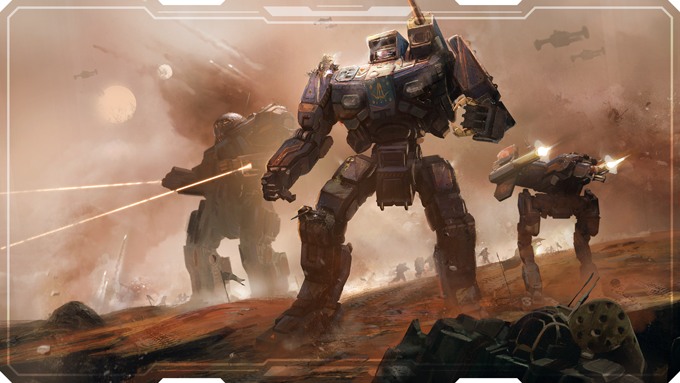 Kickstarter's tweet photo. Pilot your mech lance to Inner Sphere victory in the epic return of #Battletech: http://t.co/ETzJFzYwPn http://t.co/izBxyBWFRQ