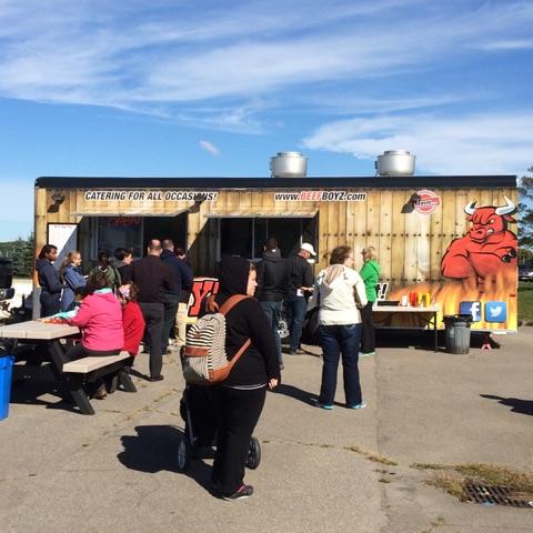 beef_boyz's tweet photo. What an awesome day at the Canadian Military Family Fun Event! Contact us for your future events!! #foodtrucksrock http://t.co/9J9fnSEoqw