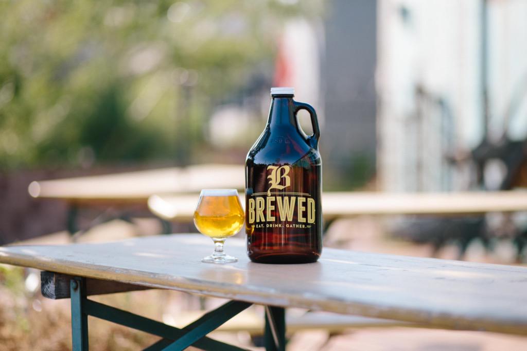 JoeyT's tweet photo. Have you met my big brother? #growler #craftbeer http://t.co/5qM40DTzvE