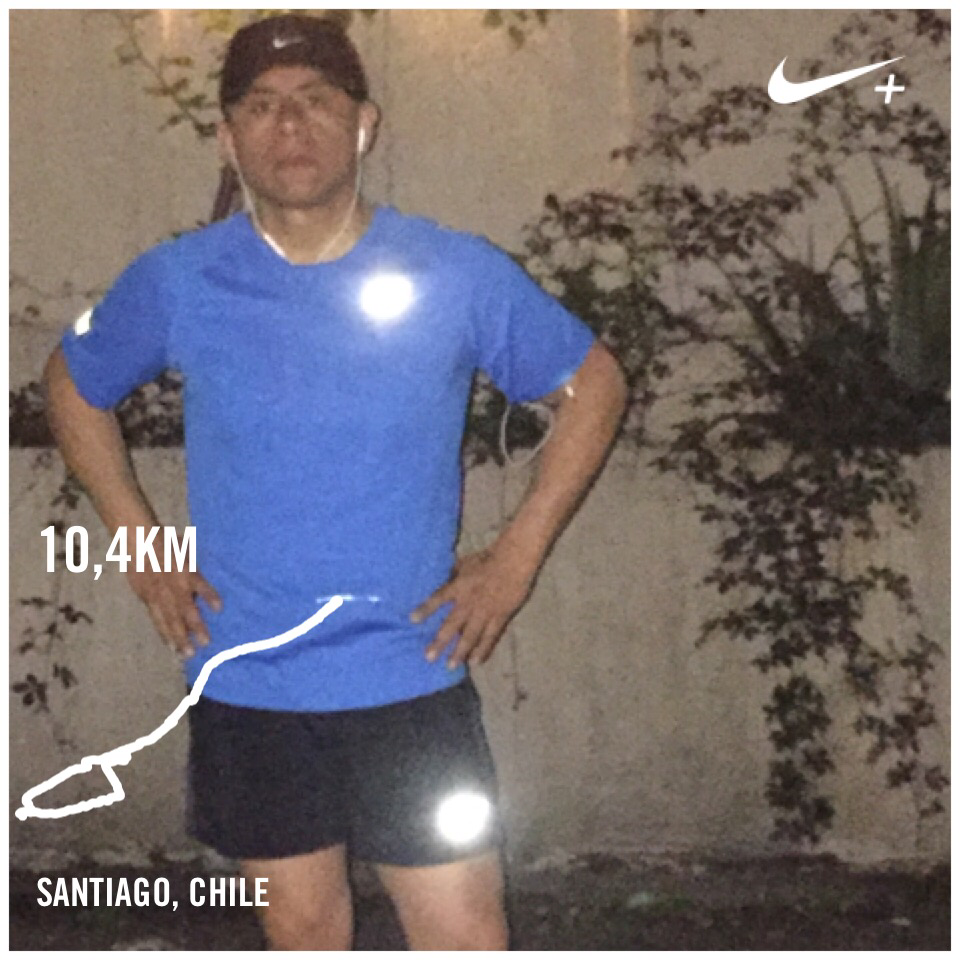 dlgsystems's tweet photo. Otros km quemados😜 Acabo de correr 10,4 km a un ritmo de 6'48''/km con Nike+. http://t.co/pH7EoL36aj #nikeplus http://t.co/jDX3tnqSyy