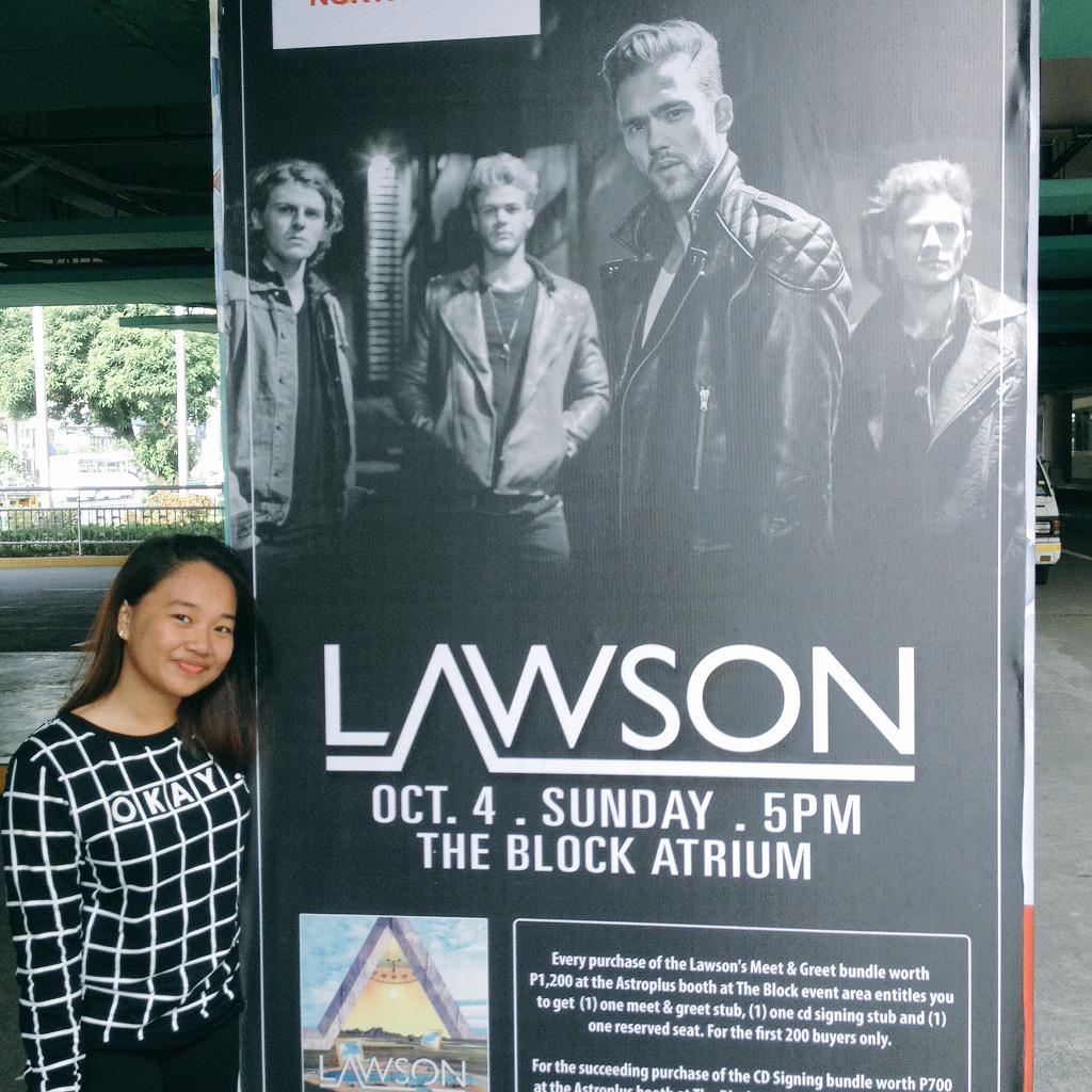 gilchristgrey's tweet photo. Good morning! ITS TODAYYYY OMFG @LawsonOfficial @LawsonAndy @LawsonJoel @LawsonRyan @LawsonAdam #LawsonMNL2015 http://t.co/As7lOpcqAA
