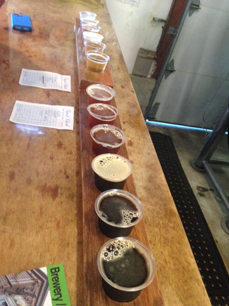 tomfuge's tweet photo. Took a trip to M.T. Head Brewing. @WashingtonBeer #doubleflight http://t.co/TeovLQYzSV