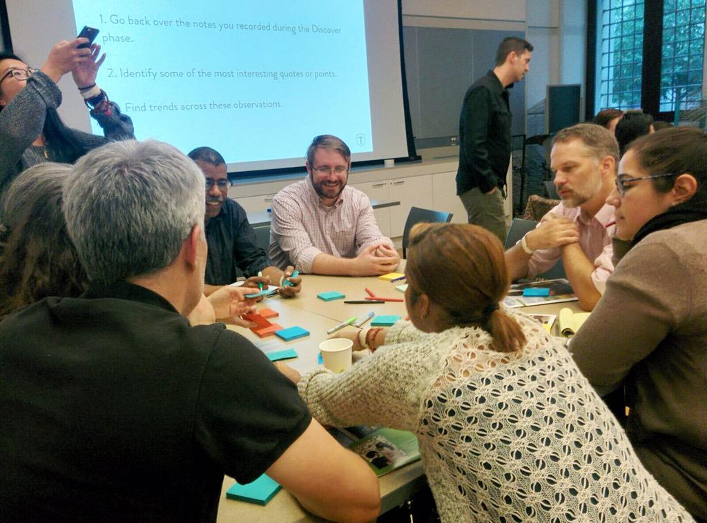 michaelschurr1's tweet image. @timidstone engaging in empathy interviews @metmuseum #creativitynow DT workshop #dare2design @spreading_JAM