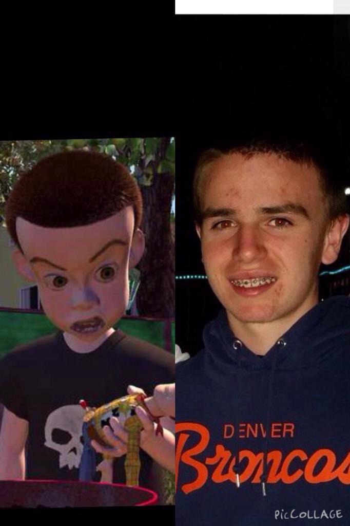 LookDayton's tweet photo. Sid from toy story and Dylan Torgerson http://t.co/S9pwpmMtrw