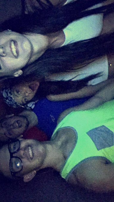 Having a good ass time tonight 😚👅 glad to have my best friend back 😍😁🎉 @ToriGoulart @TeePaulie @DestinNoble
