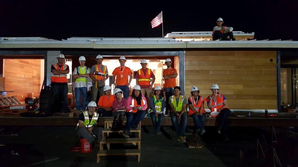 TeamSolarNEST's tweet photo. Team Solar NEST taking a well deserved pizza break at the #ReflectHome! Keep up the great work! #RoadToIrvine http://t.co/1oz2CZl7mS