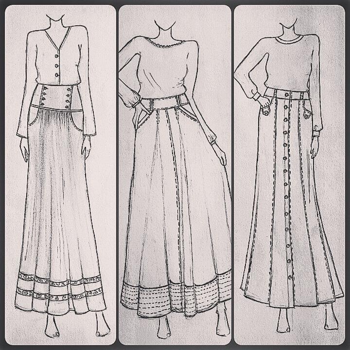 zulkarnain afriandi on Twitter Sketching Skirt Design 