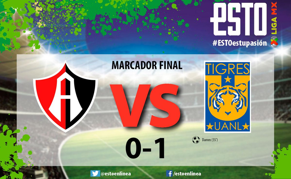 estoenlinea's tweet photo. #ATSvsTIG: Termina el partido en el Jalisco. #Atlas 0-1 #Tigres. http://t.co/qFDMEglB2f