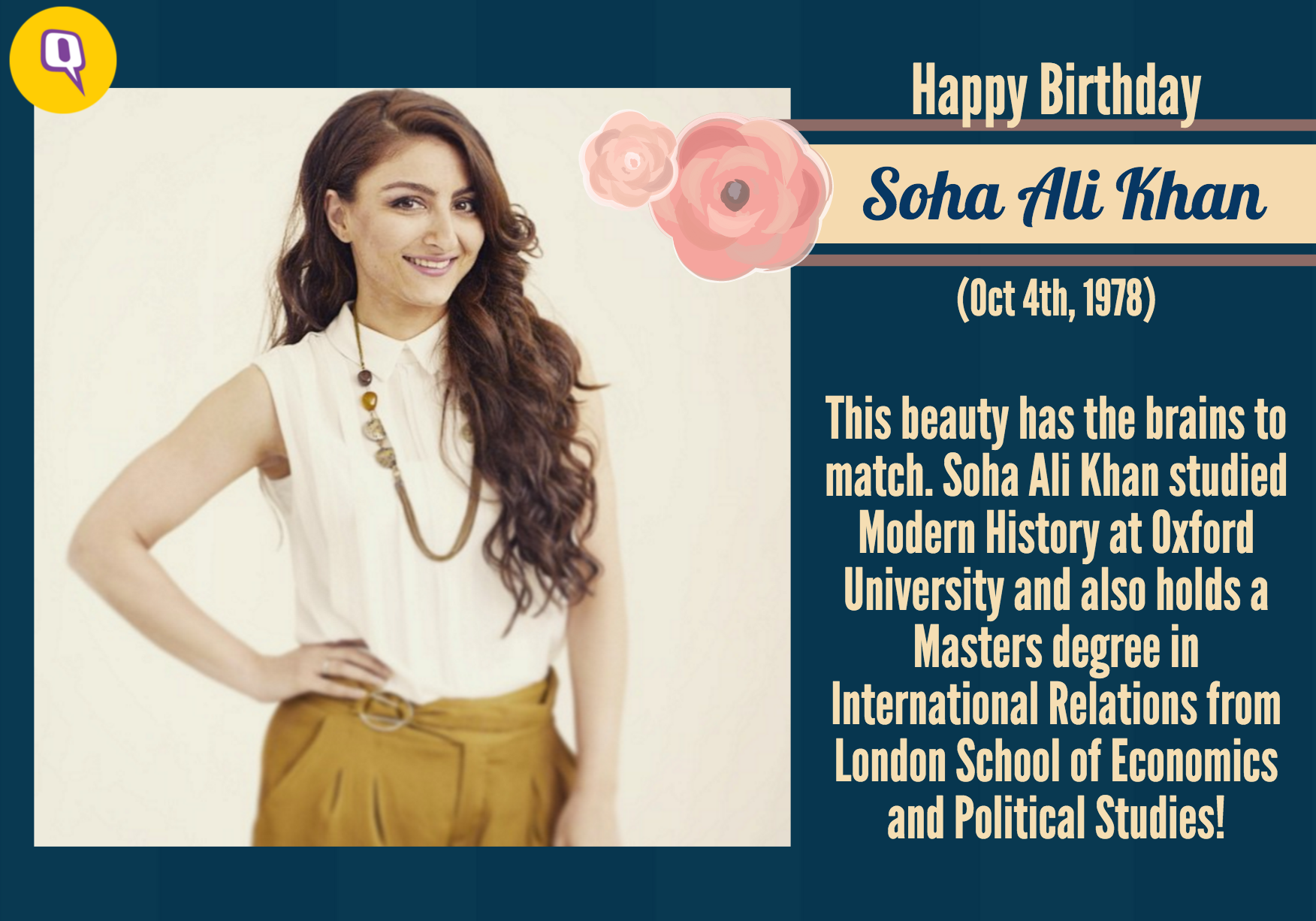 Happy Birthday Soha ALi Khan 