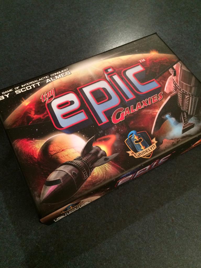 Just watched #TheMartian with my wife and bro-/sis-in-laws and played #TinyEpicGalaxies! Epic space-themed evening!!!