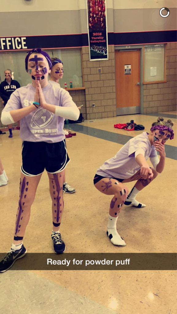 POWDER PUFF 💜💜 #rt1 😈🍴💯 All for such a great cause #BeMoreSyd 💙