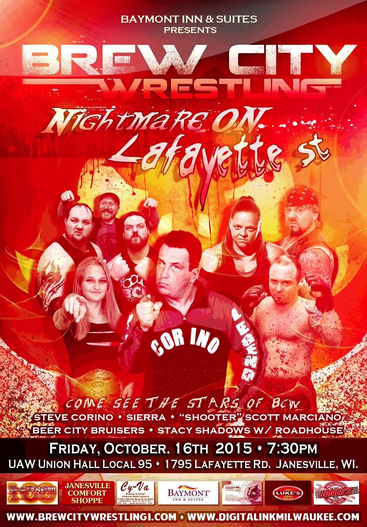 Frankie Defalco On Twitter Brew City Wrestling Returns To The