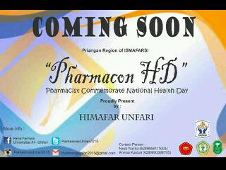 HIMAFARofficial's tweet photo. Coming soon event nasional harkesnas @kemafarunpad @arspraeparandi @ISMAFARSI @IsmafPriangan http://t.co/jVEKwjFabi