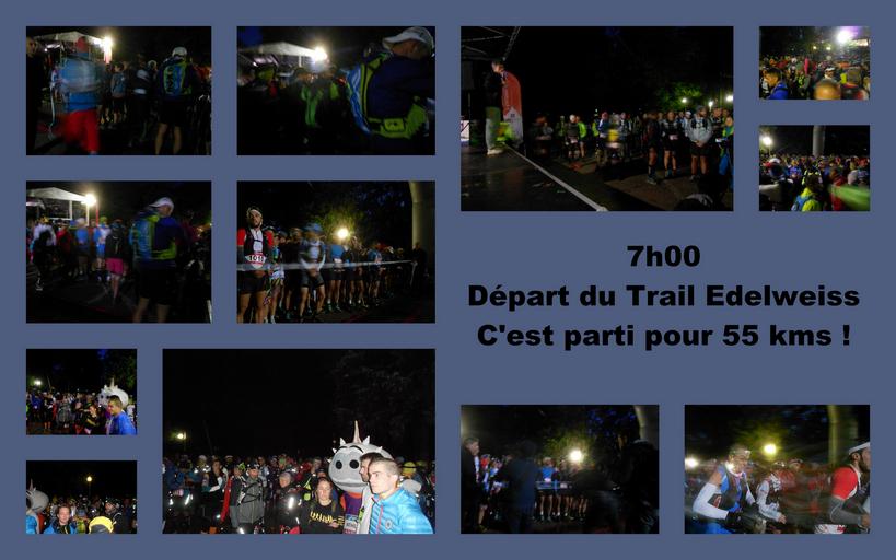 7h00 : Départ du #Trail #Edelweiss du parc de la Péninière. C'est parti pour 55 kms !
#gapencimes