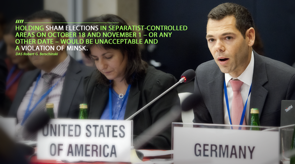 UnitedforUkr's tweet photo. .@usosce on e.Ukraine elections: Russia should direct separatists to support #Minsk http://t.co/Esb2pexiYj #HDIM2015 http://t.co/AduIKGXAnu