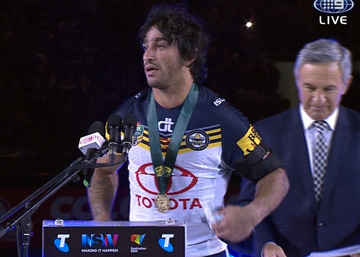 sportsbetcomau's tweet photo. Wins comp. Wins Origin. Wins Dally M. Wins Clive Churchill Medal.
Ladies and gentlemen, Johnathan Thurston. 
#NRLGF http://t.co/XAEw0P2KQr