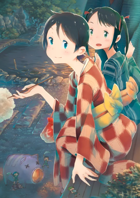 最上さんに浴衣を着ていただきました。 