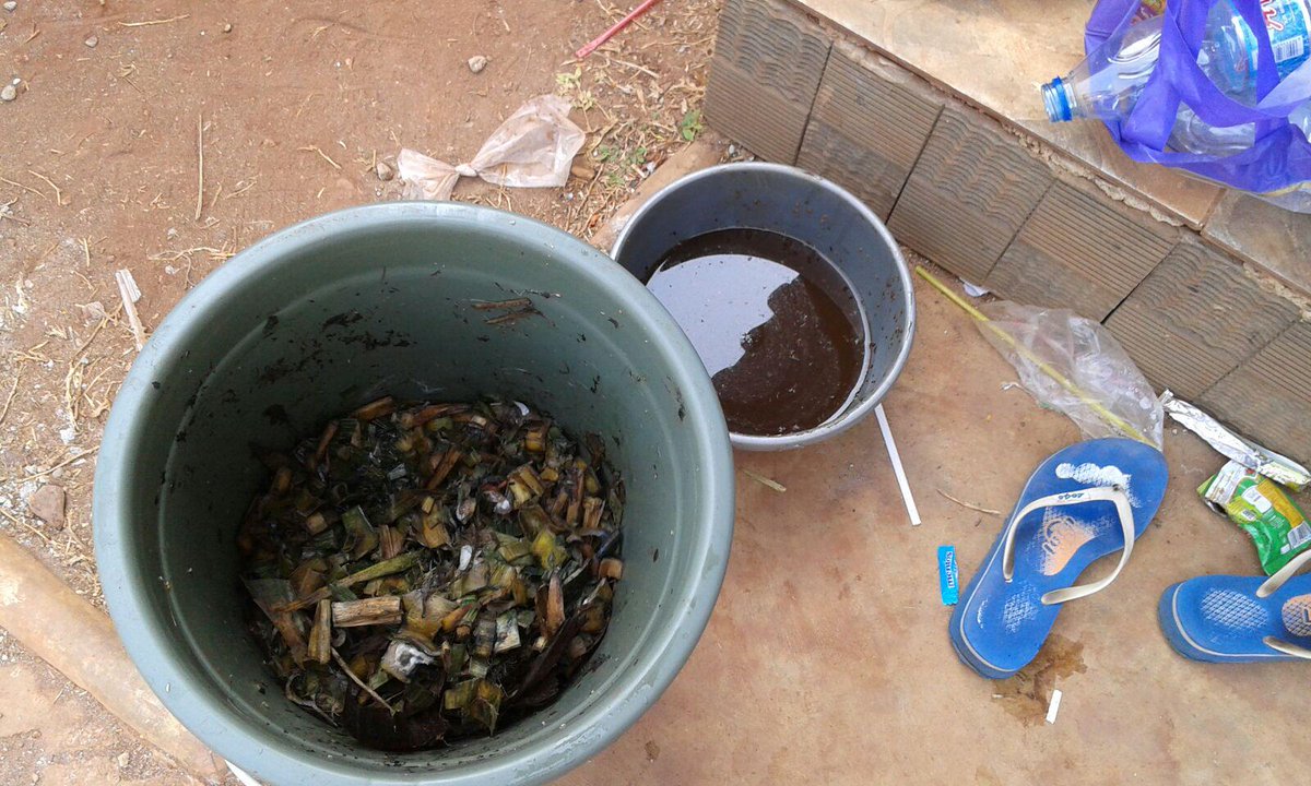 evelynsuleeman's tweet photo. Pupuk cair yg dibuat ibu2 di Taman Pintar, jl. Waringin, Kel. Kayu Putih, Jak-Tim setelah diajarkan o Lantan Bentala http://t.co/SpggUdVme0